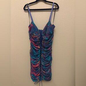 Forever 21 Multicolor Ruched Dress